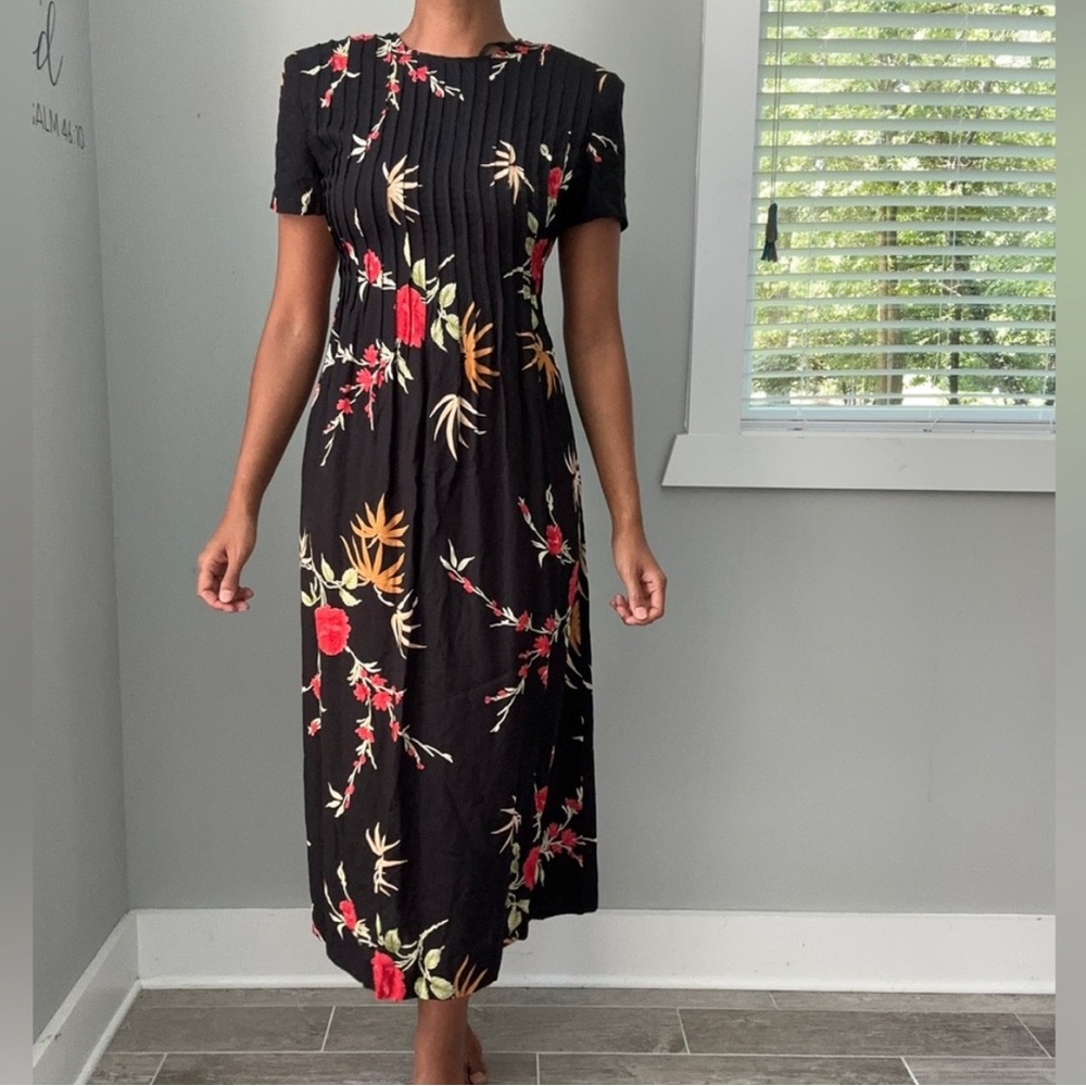 Tropical maxi dress